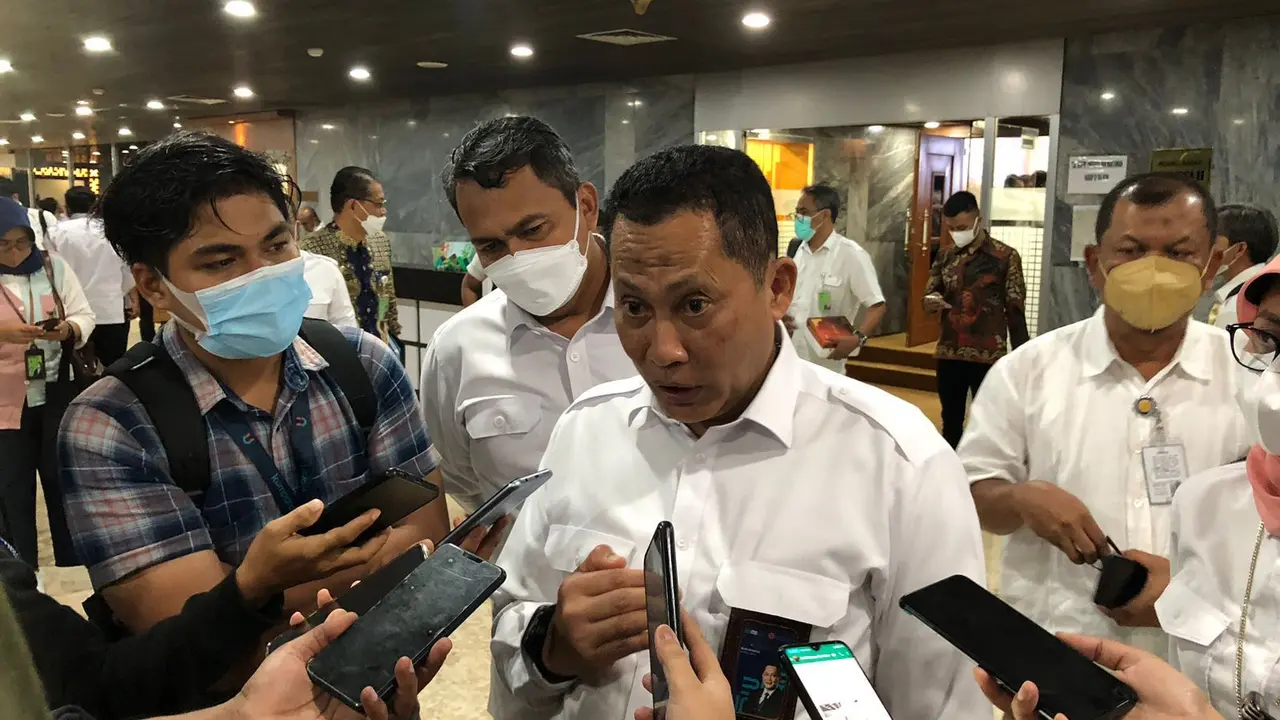 Direktur Utama Perum Bulog Budi Waseso, saat ditemui usai Rapat Dengar Pendapat dengan Komisi IV DPR RI, Kamis (24/11/2022).