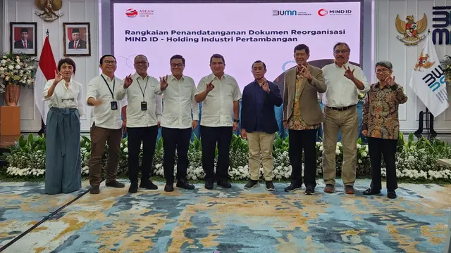 Rapat Umum Pemegang Saham (RUPS) MIND ID - INALUM. Holding Industri Pertambangan atau MIND ID resmi memiliki nama usaha bernama PT Mineral Industri Indonesia (Persero). (Dok MIND.ID)