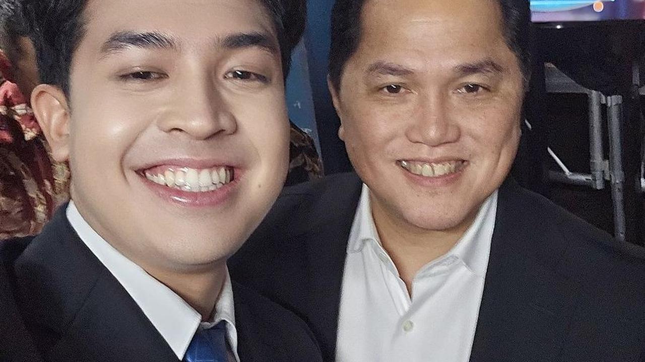 Tak lupa, Jerome juga berkesempatan berfoto bersama Menteri BUMN, Erick Thohir, dalam acara tersebut.<br>