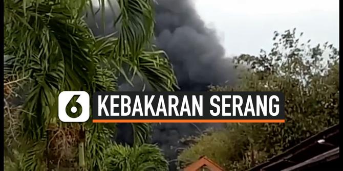 VIDEO: Kebakaran Pabrik Kimia, 3 Karyawan Luka berat