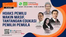 Bukan pemilu rasanya jika tidak ada hoax. Jelang Pemilu 2024 ini, berbagai pihak harus bersama-sama memeranginya, terlebih para generasi muda sebagai penerus bangsa. Pemilu pemula ini harus cerdas dalam menyaring informasi yang sangat menentukan pili...