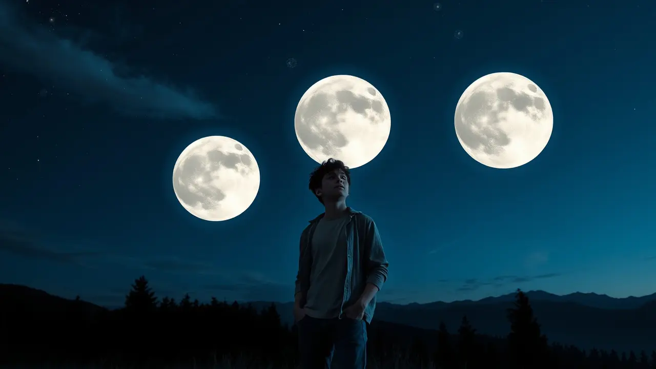 mimpi melihat bulan kembar 3
