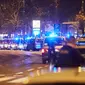 Polisi memblokade sebuah jalan di Wina, Austria, 2 November 2020. Satu orang tewas dan beberapa lainnya terluka parah dalam sejumlah insiden penembakan yang terjadi pada Senin (2/11) malam waktu setempat di pusat Kota Wina. (Xinhua/Georges Schneider)