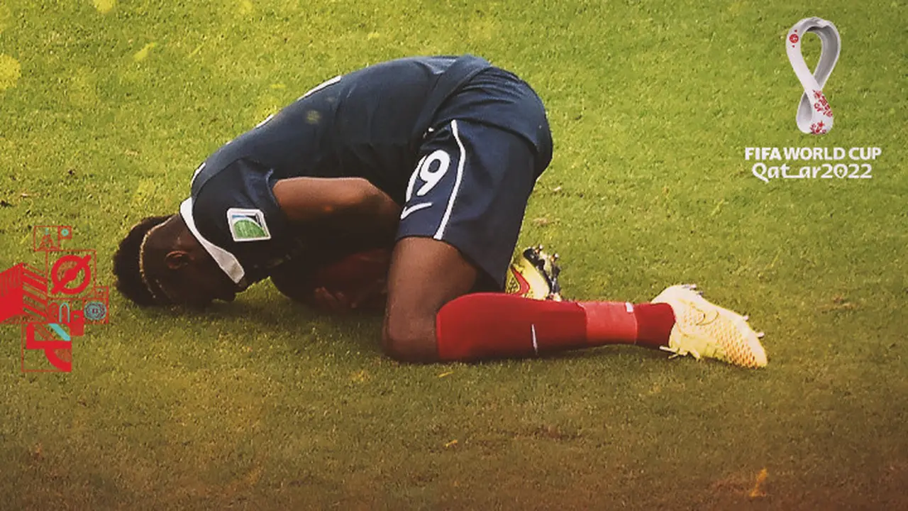 Piala Dunia 2022 - Ilustrasi Pogba Cedera