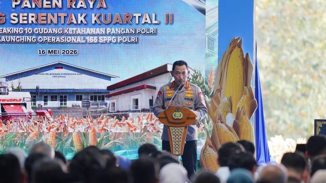 Polri Bangun 28 Gudang Ketahanan Pangan, Perkuat Sektor Pertanian Nasional