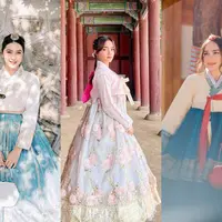 Korea Selatan masih jadi destinasi liburan favorit selebriti Indonesia. Seperti yang dilakukan Nabila Syakieb, Yasmin Wildblood, dan Fuji Utami yang tak ragu menjajal pakaian tradisional Korea, Hanbok. Seperti apa penampilannya? [@nsyakieb85 @yaswildblood @fuji_an]
