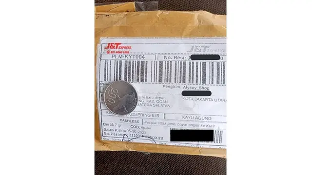 5 Potret Kurir Antar Paket COD dengan Harga Dibawah 200 Rupiah, Bikin Heran