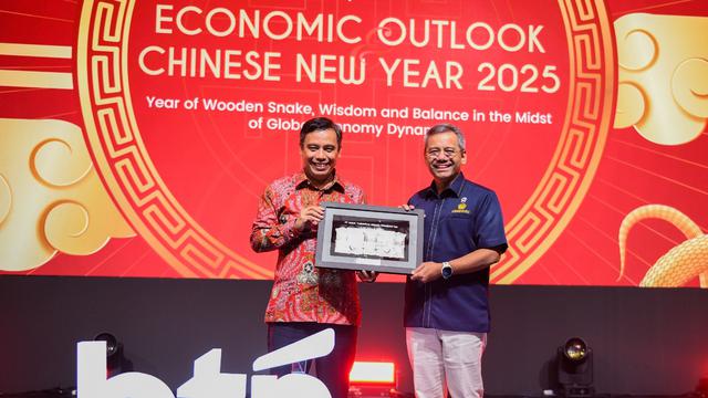 Wakil Menteri Keuangan Suahasil Nazara dalam acara BTN Prioritas Economic Outlook and Chinese New Year 2025, Rabu (5/2/2025).