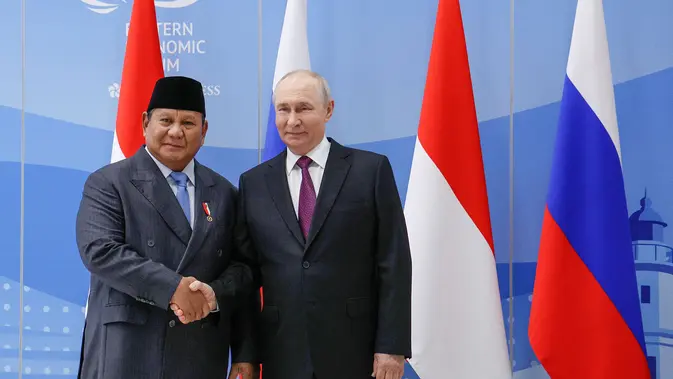 Putin dan Prabowo Bahas Kerja Sama Kapal hingga Nuklir