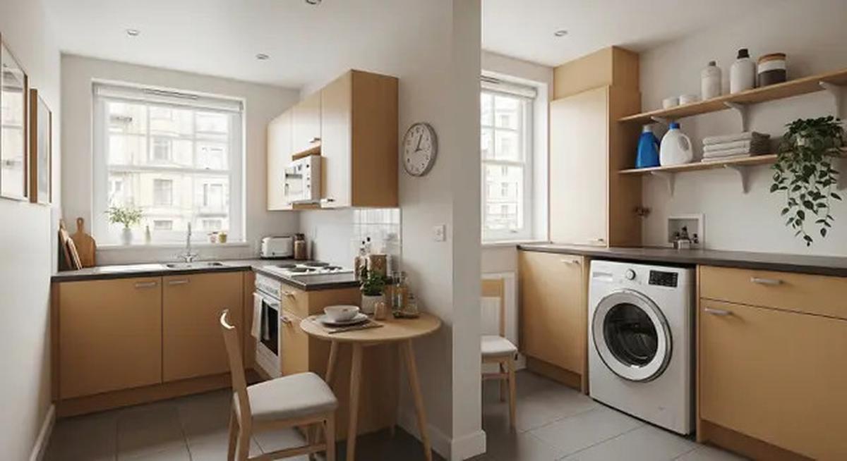 5 Tips Menyatukan Dapur dan Ruang Laundry untuk Hunian Kecil, Anti Sumpek