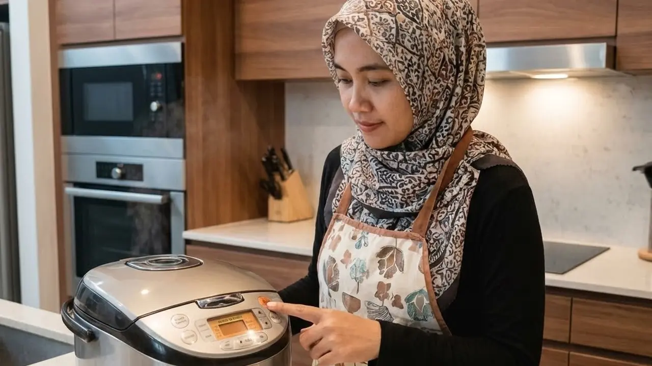 Mematikan mode keep warm rice cooker