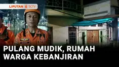 Hujan deras yang mengguyur sejak Minggu sore membuat sejumlah permukiman di Tangerang Selatan, Banten, terendam banjir. Sejumlah warga yang baru kembali dari mudik tak berdaya melihat rumahnya kebanjiran.