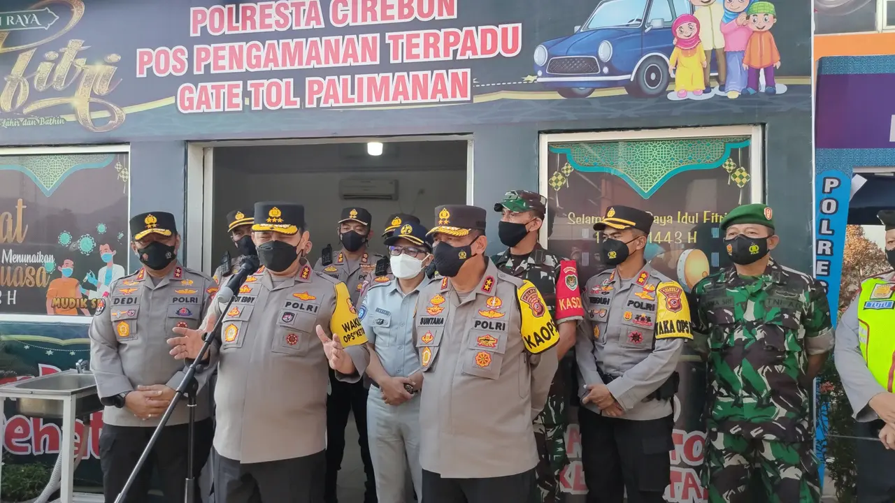 Wakapolri Pantau Arus Balik di GT Palimanan Cirebon, Begini Hasilnya