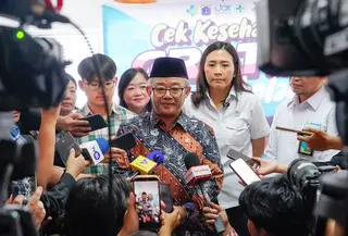 Menteri Pendidikan Dasar dan Menengah, Abdul Mu’ti mengatakan Cek Kesehatan Gratis sekolah bertujuan memberikan pemahaman kepada peserta didik tentang kondisi kesehatannya sejak dini, sekaligus membangun kesadaran hidup sehat.
 (dok Kemenkes)