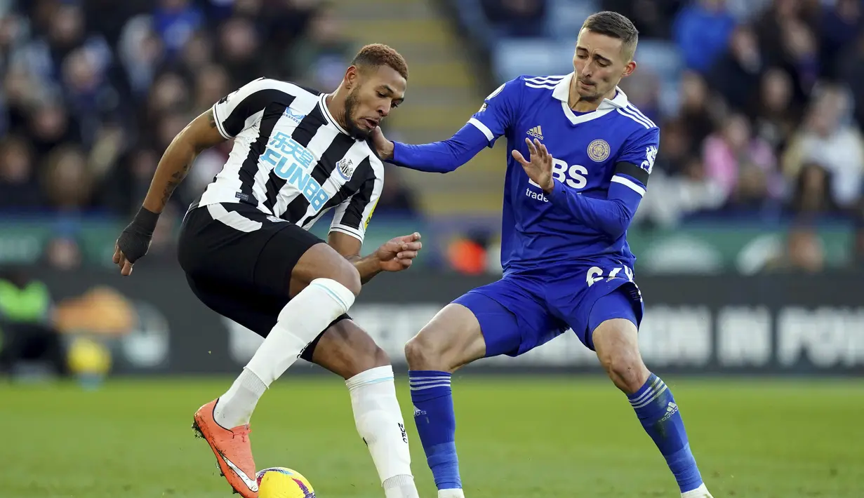 Kemenangan ini membuat Newcastle berhasil menggusur Manchester City dari posisi kedua klasemen. (Mike Egerton/PA via AP)