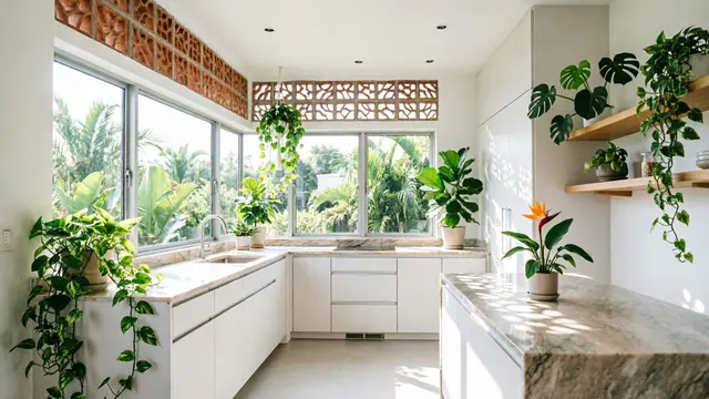 Desain Dapur Minimalis dengan Roster (AI)
