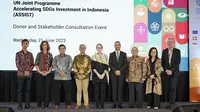 Program Kerjasama Badan-Badan PBB yang berjudul ‘Accelerating Sustainable Development Goals Investment in Indonesia (ASSIST)' menyelenggarakan acara konsultasi donor dan pemangku kepentingan. (Liputan6.com)