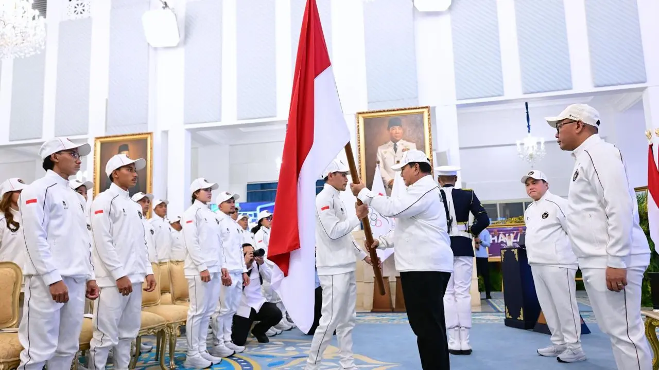 pelepasan Kontingen Indonesia di Istana Kepresidenan