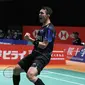 Tunggal putra Indonesia Jonatan Christie lolos ke perempat final Japan Masters 2023 setelah&nbsp;mengalahkan Su Li Yang dari Chinese Taipei lewat rubber game 19-21, 21-11, dan 22-20 di&nbsp;Kumamoto Prefectural Gymnasium, Kamis, 16 November 2023. (foto: PBSI)