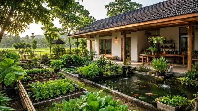 Ekosistem Kebun dan Kolam Ikan