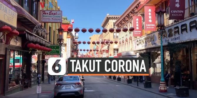 VIDEO: Takut Virus Corona, Banyak Warga AS Hindari Pecinan