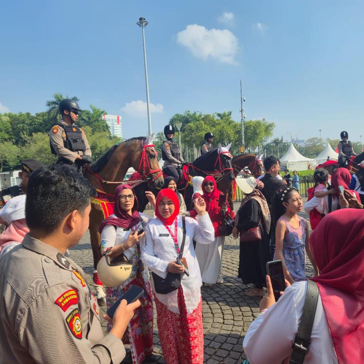 Pasukan Berkuda Turangga Polri Jadi Perhatian Publik