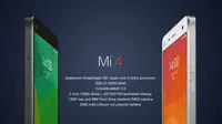 Xiaomi mengumumkan secara resmi smartphone Mi4 yang menjadi andalan anyar perusahaannya