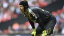 2. Petr Cech - Pemilik rekor tidak kebobolan sepanjang sejarah Liga Premier Inggris. Kiper asal Ceko itu sempat kehilangan tempat utama di Chelsea yang kemudian membuatnya hijrah ke Arsenal. (EPA/Facundo Arrizabalaga)