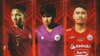 Timnas Indonesia - Syahrian Abimanyu, Genta Alparedo, Muhammad Ferarri (Bola.com/Lamya Dinata/Adreanus Titus)