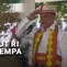 Upacara HUT RI di Lokasi Gempa NTT