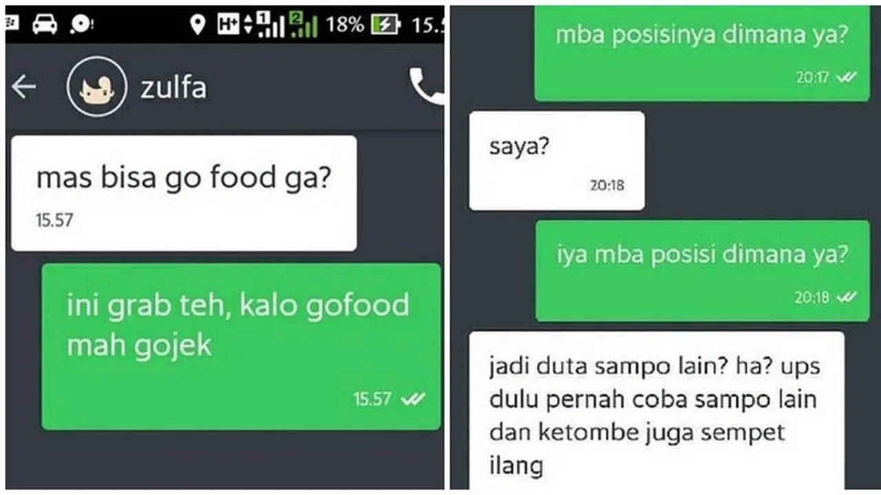 Obrolan Enggak Nyambung Driver Ojek Online dan Penumpang Ini Bikin Emosi