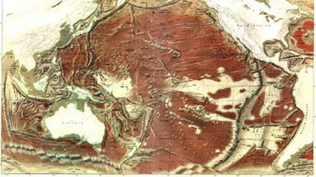 Penampakan wajah yang terlihat di Samudra Pasifik (Ocean Floor Mysteries : The Amazing Mystery of the Great FACE on the Pacific Ocean Floor)
