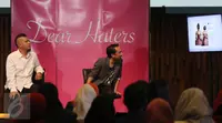 Ahmad Dhani saat menghadiri acara Dear Haters di Liputan6.com, Jakarta, Kamis (3/3/2016). (Liputan6.com/ Herman Zakharia)