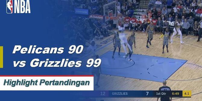 Cuplikan Pertandingan NBA : Pelicans 90 VS Grizzlies 99