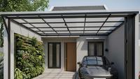 7 Inspirasi Carport Semi Outdoor Dengan Tanaman,Harmoni Fungsi dan Estetika