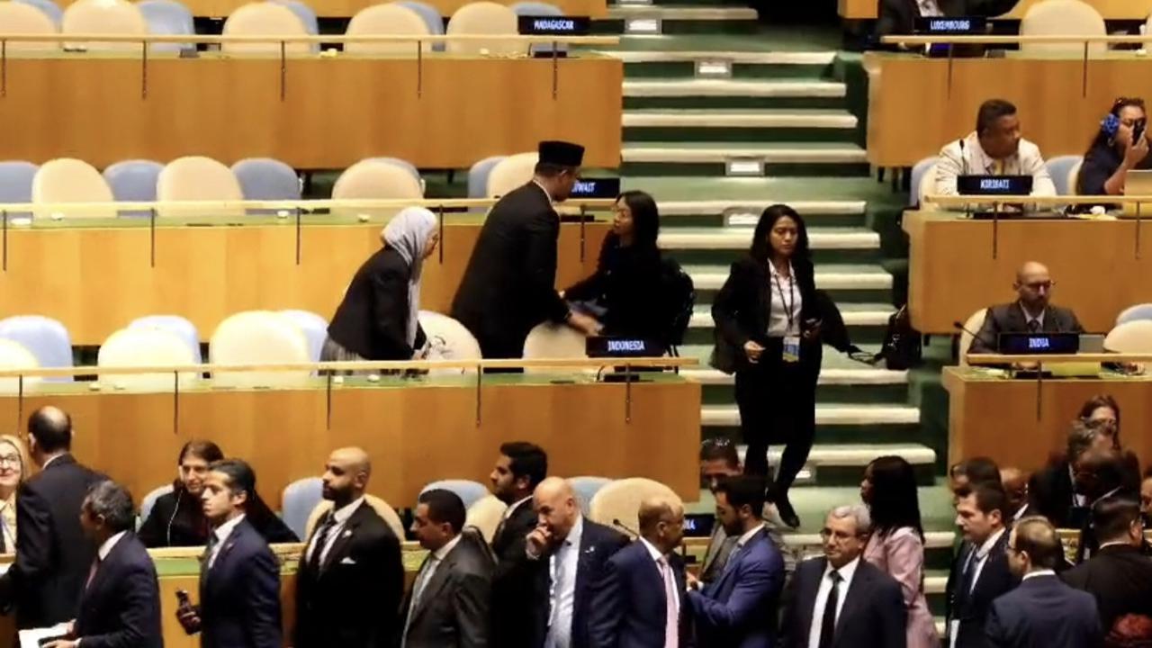 PM Israel Netanyahu Naik Mimbar, Delegasi Indonesia Walk Out di Sidang PBB