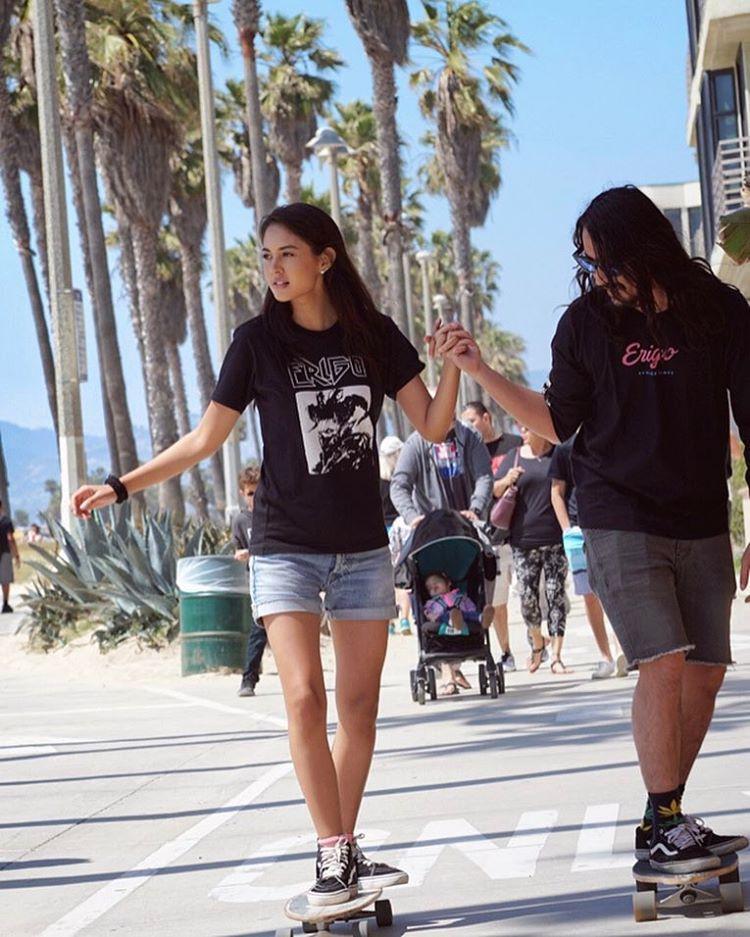 Ello dan Aurelie Moeremans liburan ke Amerika [foto: www.instagram.com/aurelieowreally]