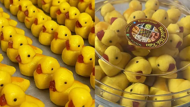 Viral Nastar Anti-Mainstream Berbentuk Bebek untuk Lebaran