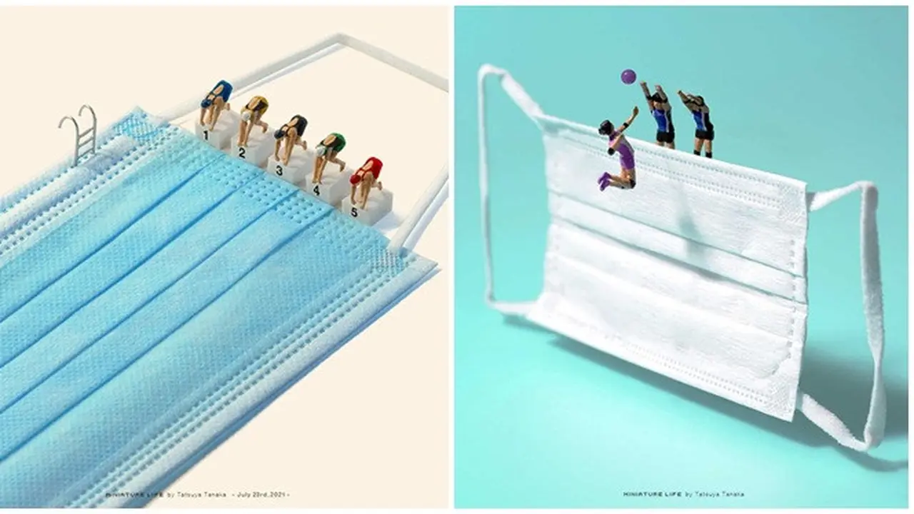 Seniman Ini Buat Miniatur Olimpiade Tokyo 2020, 8 Hasilnya Mengagumkan