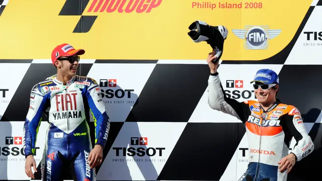 Valentino Rossi dan Nicky Hayden-AP-20170523