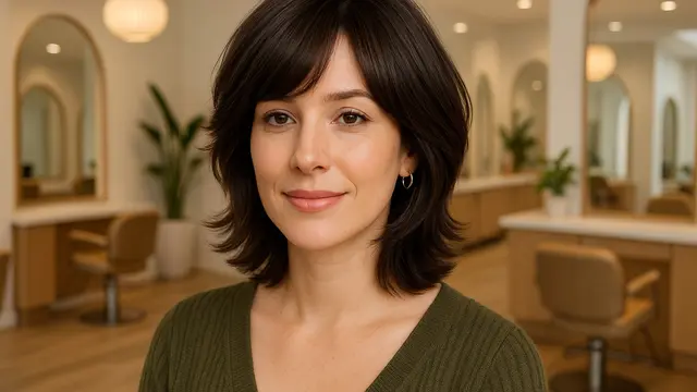 Rambut Model Butterfly Pendek untuk Wanita Karier Usia 30an