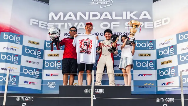 Zayn Neymar di Podium Juara Mandalika Festival of Speed 2026