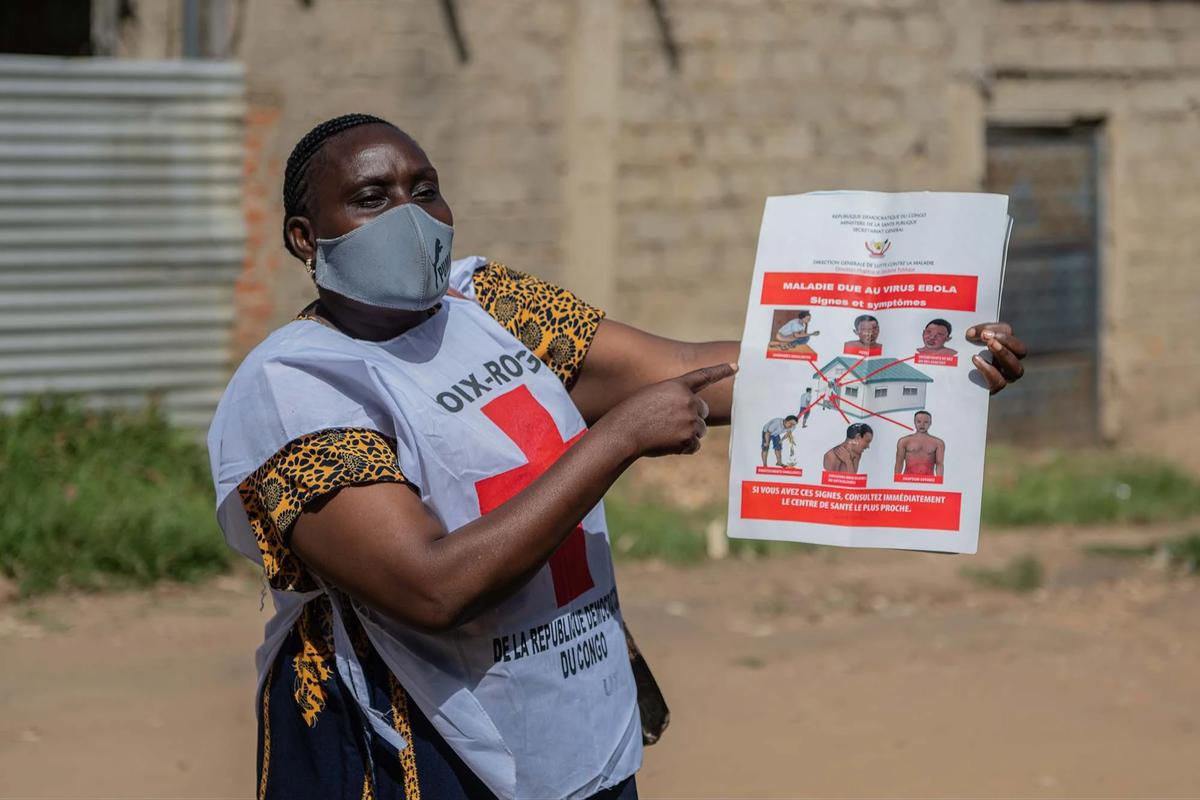 FOTO: Sosialisasi Pencegahan Ebola Diperluas di Kongo