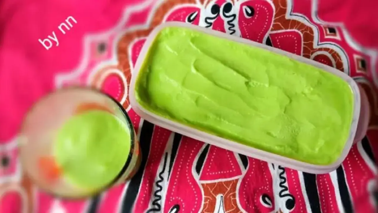 Es krim sayur caisim kreasi Nafiwarni Nazir