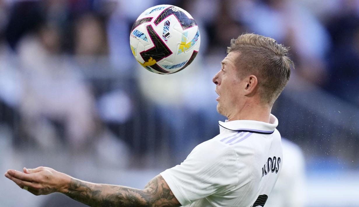 Hal itu menunjukkan Kroos memiliki kedisiplinan yang luar biasa dalam permainan, khususnya untuk menghindari dirinya dari hukuman kartu merah. (AP/Jose Breton)