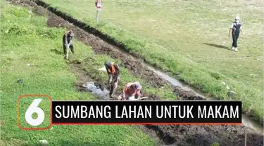 Prihatin dengan masih adanya penolakan terhadap pemakaman korban covid di tempat pemakaman umum, warga Kelurahan Paminggir, Kabupaten Garut, Jawa Barat, menyumbangkan tanah mereka untuk pemakaman khusus korban Covid-19 seluas 5.000 meter persegi.