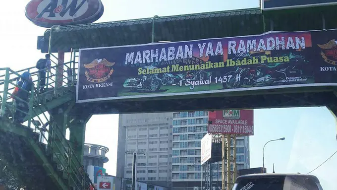 Heboh, Klub Moge di Bekasi Bikin Ucapan Selamat Puasa 1 Syawal!