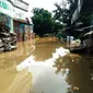Sebanyak 2.440 rumah terendam banjir di Kecamatan Anyer, Kabupaten Serang, Banten. (Liputan6.com/Yandhi Deslatama)
