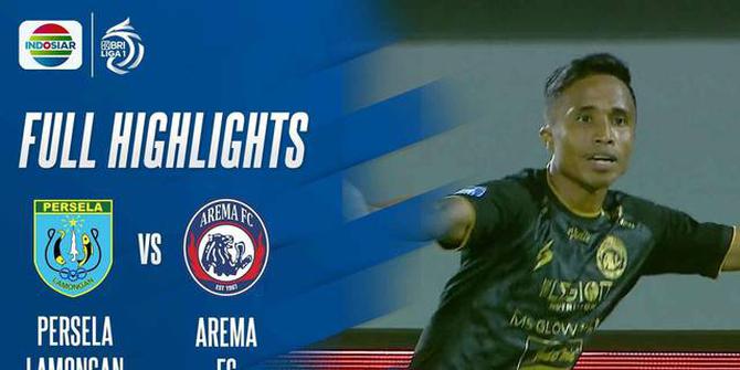 VIDEO: Highlights BRI Liga 1, Arema FC Kalahkan Persela Lamongan Berkat Gol Ridwan Tawainella