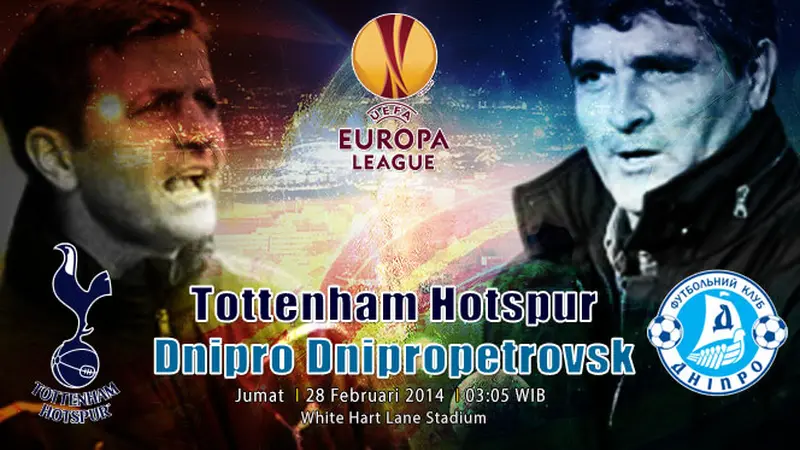 Liga Eropa: Tottenham Hotspur vs Dnipro Dnipropetrovsk 